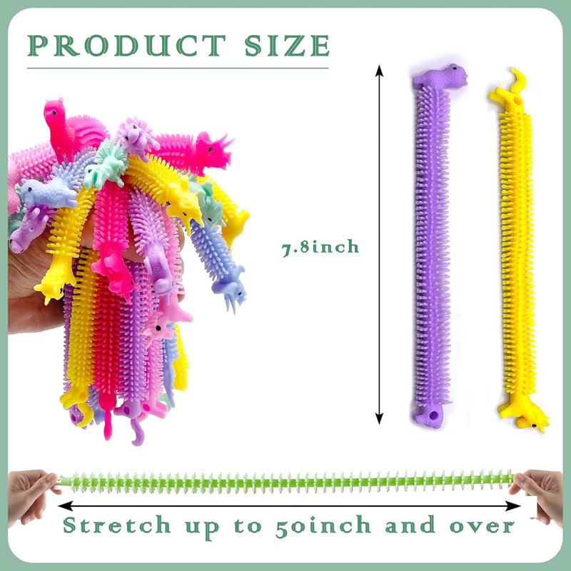 yzxodn 30 pack stretchy strings fidget toys bulk for kids stress relief sensory toys