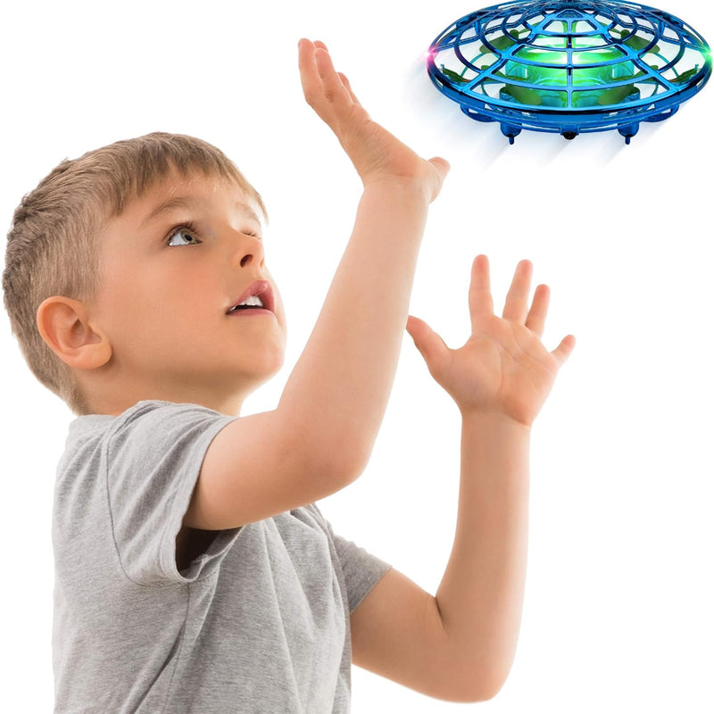 Force1 Scoot Hand Operated Drone for Kids or Adults, Mini Drones with Motion Sensor, LED Indoor Rechargeable UFO Toy