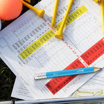 ZWlOT Golf Pencils with Eraser, #2 HB Half,4" Mini,Pre-Sharpened,120/200/320 Count Pencils Wood Cased Short for Classroom, Office, School, Wedding and Party Game(Blue-120pcs)