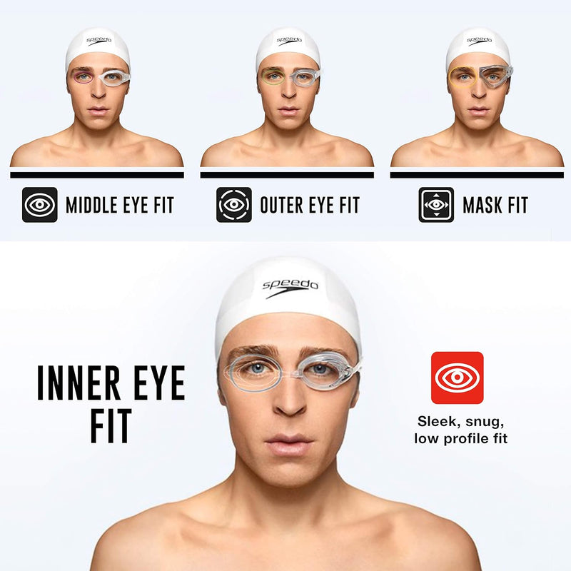 Speedo Unisex-child Swim Goggles Vanquisher Junior
