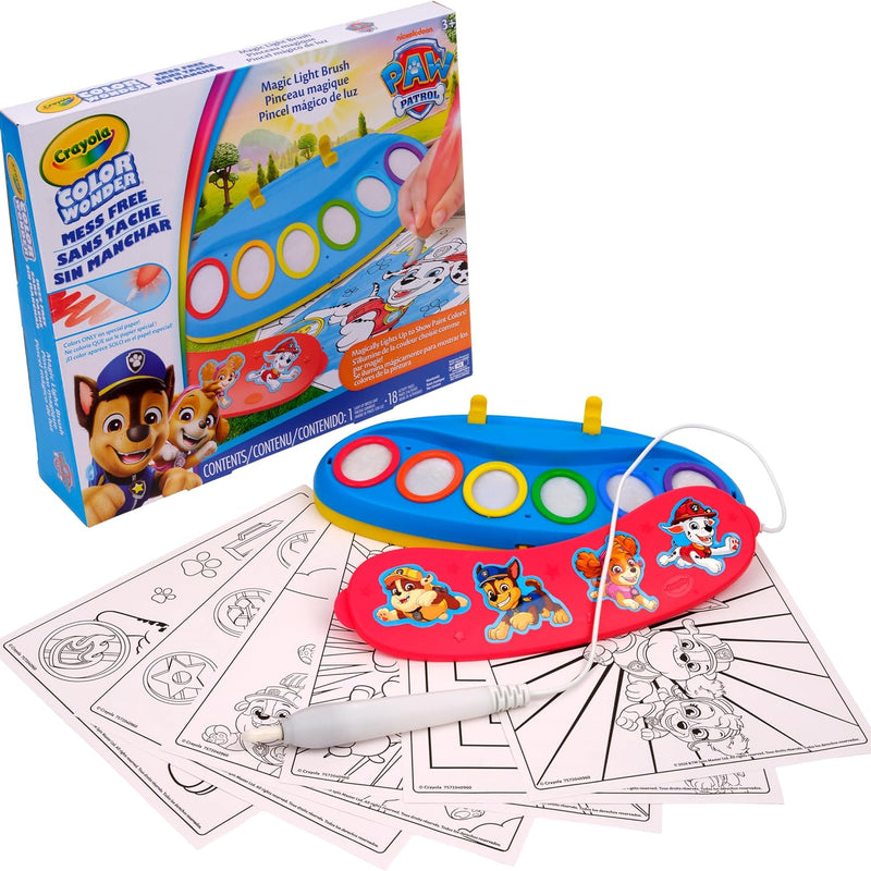 Crayola Color Wonder Magic Light Brush, Mess Free Painting Station for Kids, Gift for Kids & Toddlers