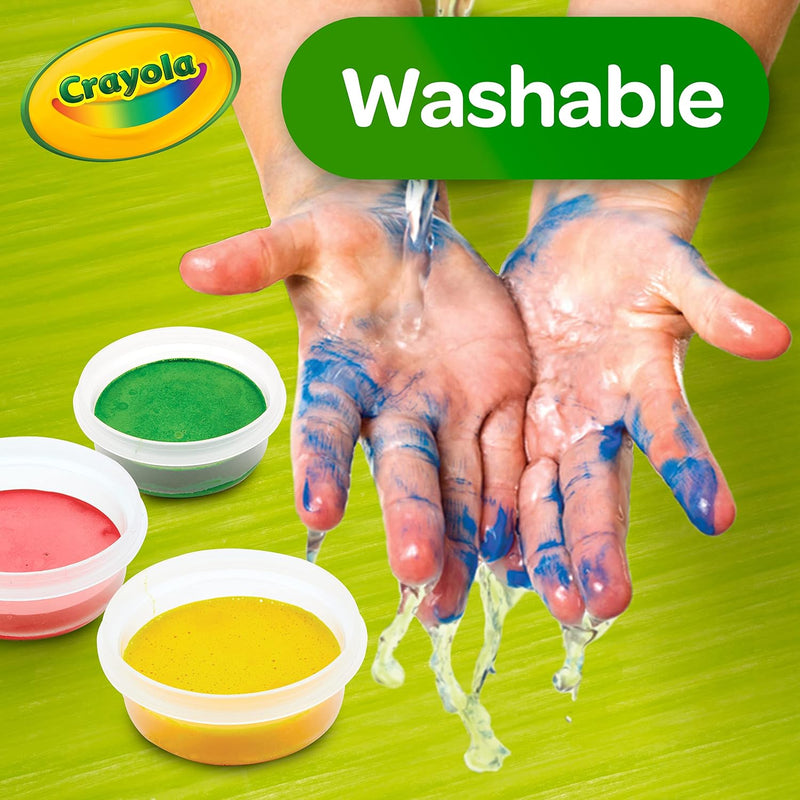 Crayola Spill Proof Paint Set (8ct), Washable Toddler Paint Kit | Screen Free Activity, Arts & Crafts Kit for Kids, Painting Gift for Toddlers, Ages 3+