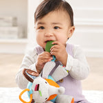 Skip Hop Bandana Buddies Baby Activity and Teething Toy with Multi-Sensory Rattle and Textures
