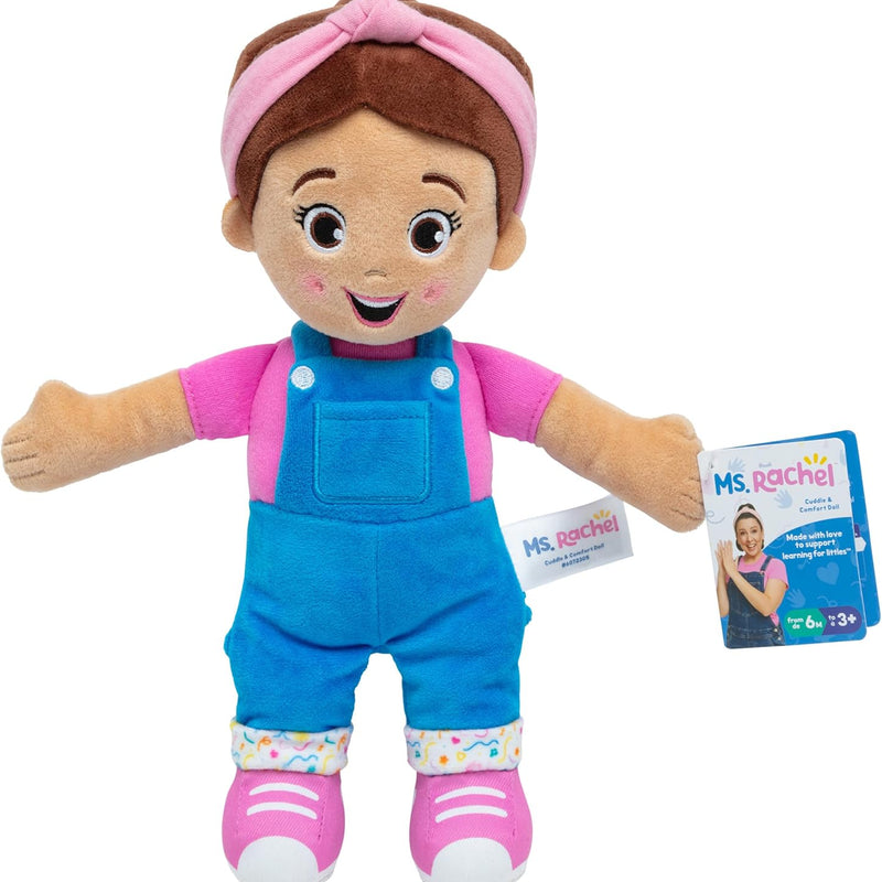 Ms. Rachel Official Herbie Cuddle & Comfort Friend Doll, 11” Premium Plush Baby Toy, Toddler Toys for Girls & Boys for Ages 6 Months to 3+