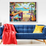 500 Piece Seaside Bar Puzzle for Adults and Family Games