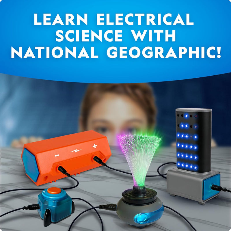 National Geographic Electronics Kit for Kids - 120 Electrical Projects and STEM Toy