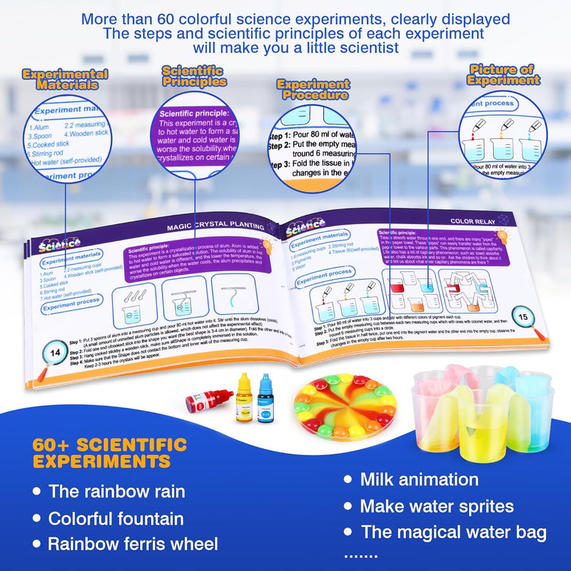 Science Kit for Kids 80 Science Lab Experiments Educational Learning Tools