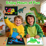 FUNNYB&G Foil Art Craft Kit for Kids, Sparkly Birthday Gift Toy for Kids