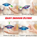 Force1 Scoot Hand Operated Drone for Kids or Adults, Mini Drones with Motion Sensor, LED Indoor Rechargeable UFO Toy