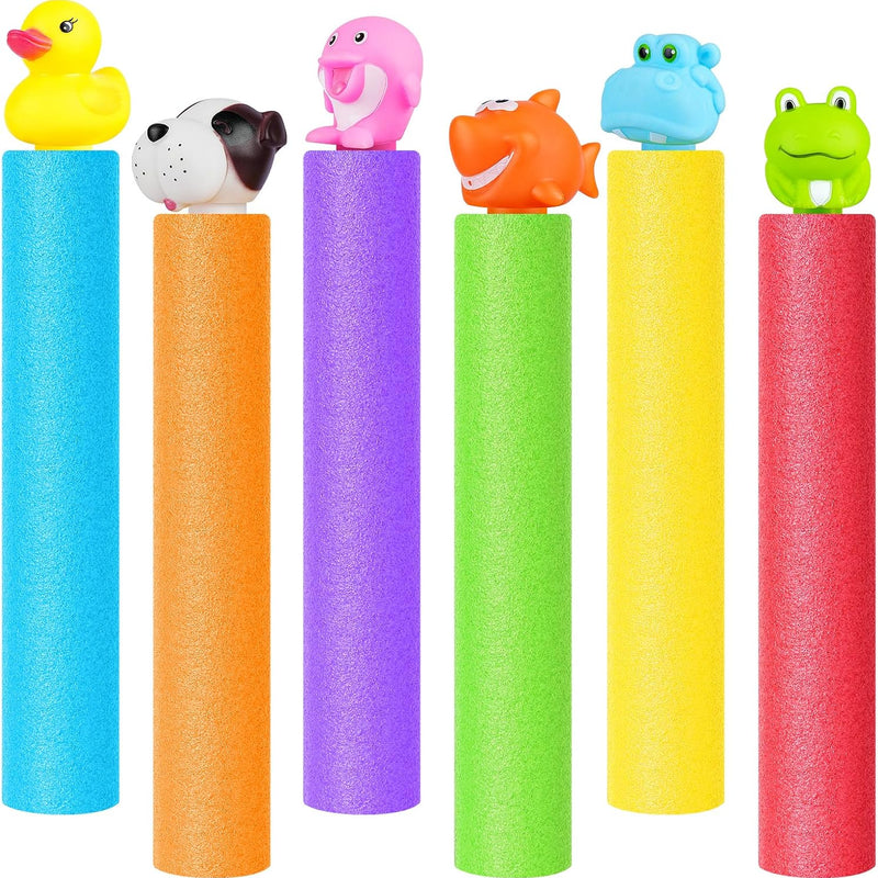 LQYoyz Water Gun, 6 Pack Super Water Soaker Blaster Squirt Guns | Water Guns for Kids, 40 ft Range, Pool Toys for Swimming Pool, Beach, Summer Party & Outdoor Water Games