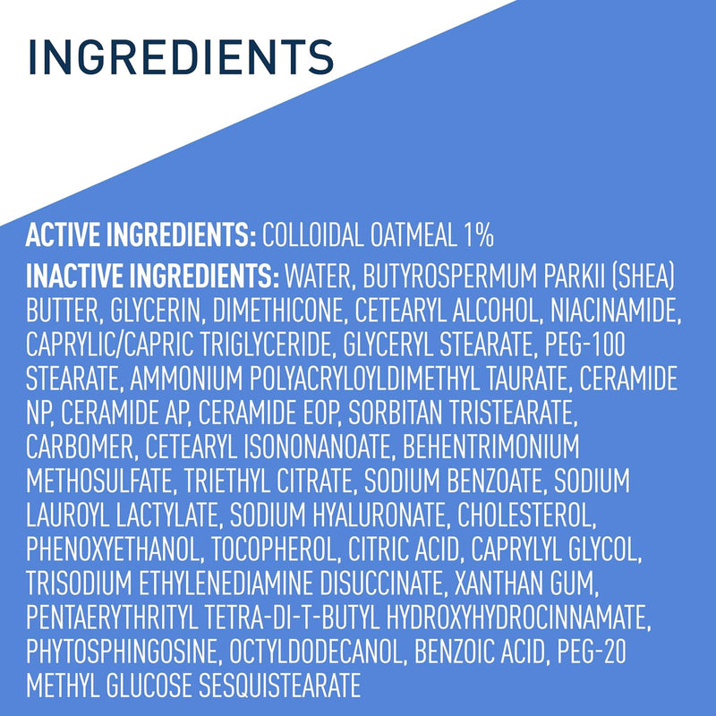 CeraVe Baby Eczema Relief Cream with 1% Colloidal Oatmeal & Vitamin E, 5oz | Baby Eczema Cream with Ceramides Helps Soothe and Calm Itchy Skin, Fragrance-Free, Developed with Pediatric Dermatologist