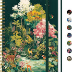 Taja Lined Spiral Notebook Journal for Women A5(5.8" × 8.3"), Cute Hardcover Notebook for Work, School & Note Taking, Pretty College Ruled Journal for Writing, 140 Pages, Sunset