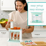 Infantino Squeeze Station, Baby Food Pouch Filler, BPA-Free