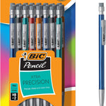 BIC Xtra-Precision Mechanical Pencils with Erasers, Fine Point (0.5mm), 24-Count Pack Mechanical Drafting Pencil Set