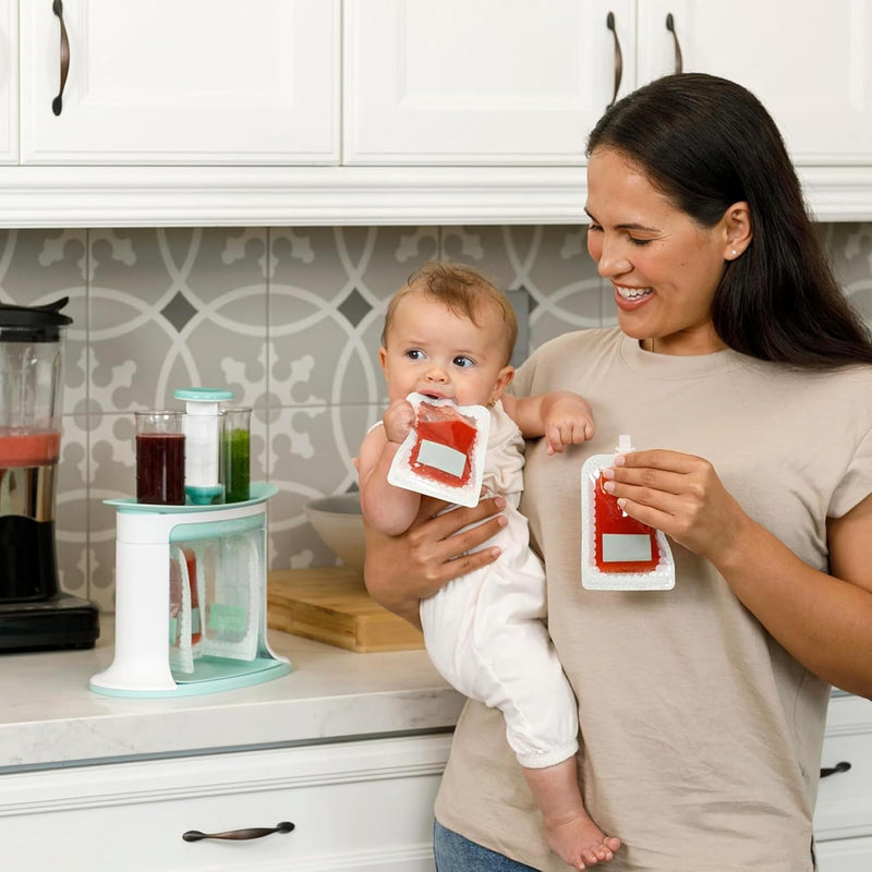 Infantino Squeeze Station, Baby Food Pouch Filler, BPA-Free