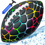 Jasonwell Pool Beach Water Football - Strong Grip Waterproof Football for All-Weather Play Pool Toys Beach Games Outdoor Sports Lake Toy Christmas Birthday Gifts for Kids Boys Teens Adults