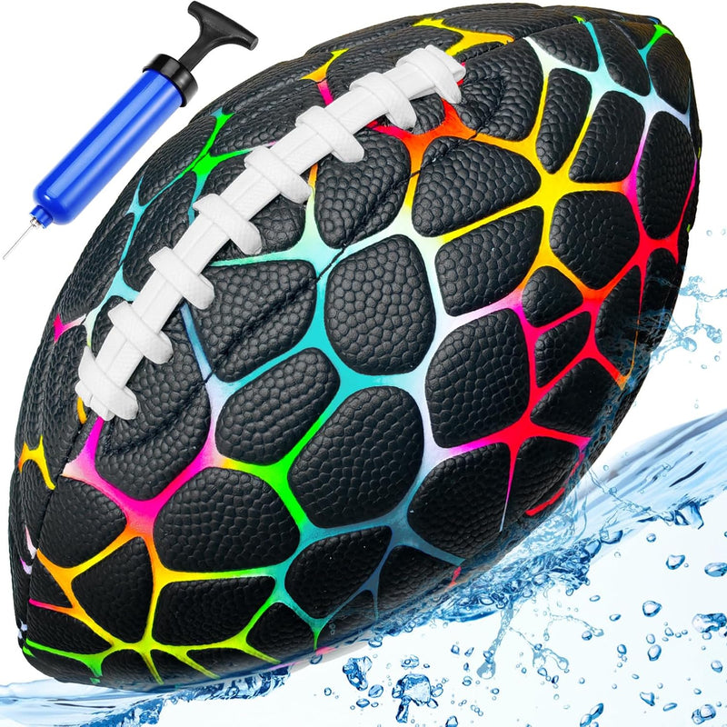 Jasonwell Pool Beach Water Football - Strong Grip Waterproof Football for All-Weather Play Pool Toys Beach Games Outdoor Sports Lake Toy Christmas Birthday Gifts for Kids Boys Teens Adults