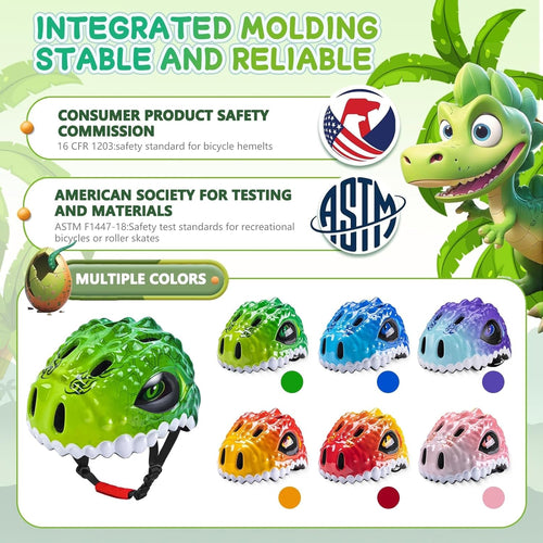 Toddler/Kids Bike Helmet Set with Adjustable Helmet and Protective Gear for Boys and Girls