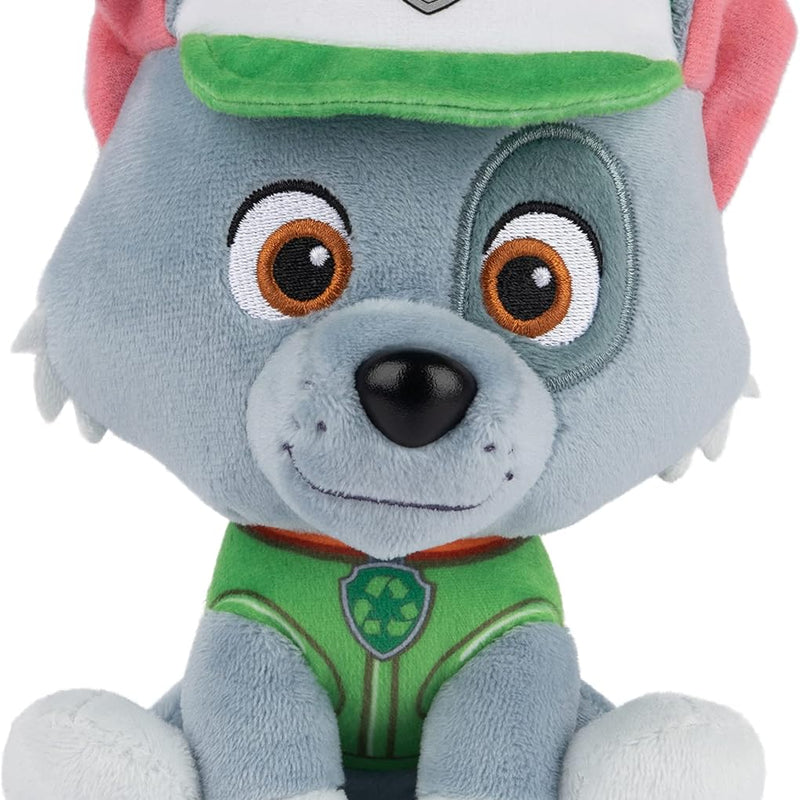 GUND Official PAW Patrol Rubble in Signature Construction Uniform Plush Toy, Stuffed Animal for Ages 1 and Up, 6" (Styles May Vary)