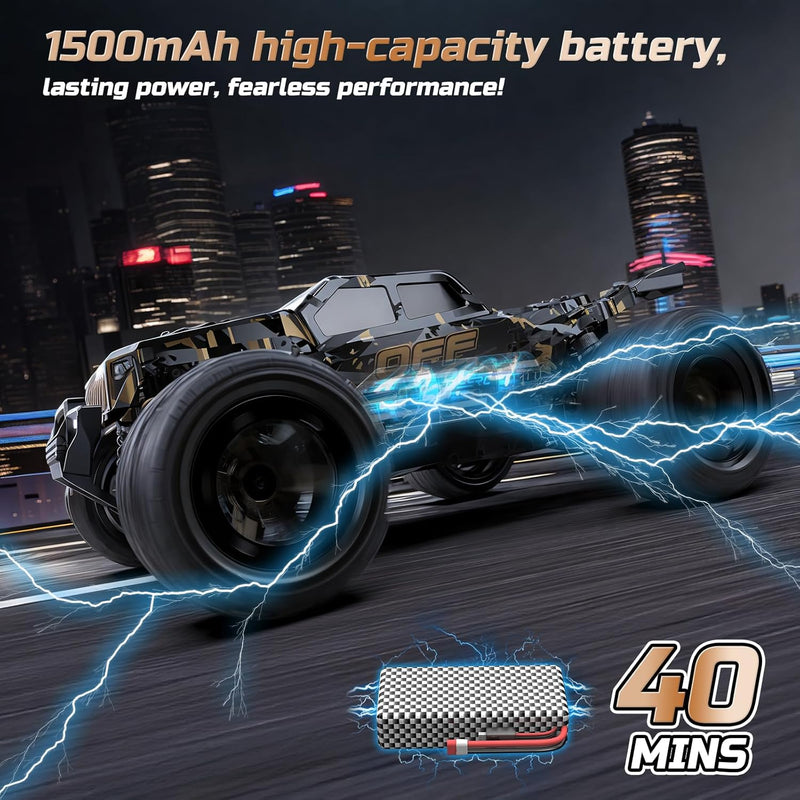DEERC 9309E 40KPH 4WD Electric Off-Road RC Monster Truck for Adults and Kids with 2.4Ghz Remote
