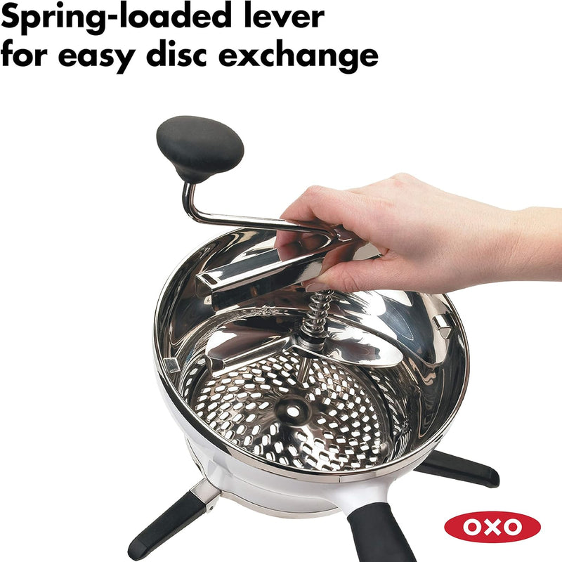OXO Good Grips Stainless Steel Food Mill For Purees,Silver