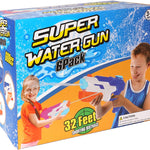 600cc Water Gun for Kids Adults：6 Pack Squirt Blasters Super Water Gun Soaker with Long Range High Capacity for Boys Girls Summer Swimming Pool Beach Outdoor Water Fighting Play Toys Party Favors