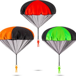 Yeeeasy 4-Pack Tangle-Free Parachute Toys for Kids, Outdoor Flying Game for Boys & Girls Age 3-12, STEM Science Gift