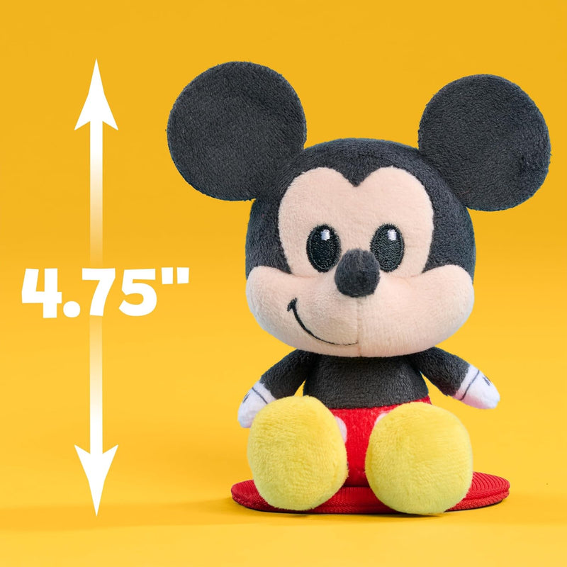 Disney Classics Perch’d 4.75-inch Shoulder Plush Mickey Mouse Stuffed Animal, Wearable Plushie, Soft Toy for Fans, Girls, Boys, Kids, Ages 3 and Up by Just Play