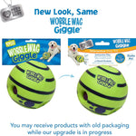 Wobble Wag Giggle Ball, Interactive Dog Toy, Fun Giggle Sounds When Rolled or Shaken, Pets Know Best, As Seen On TV
