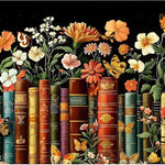Vintage Wildflowers and Books 500-Piece Puzzle: Recycled Cardboard Jigsaw Challenge for Adults and Seniors