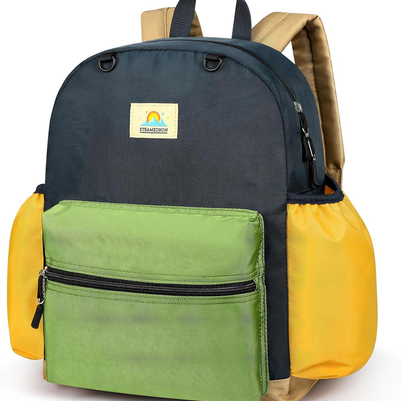 STEAMEDBUN Kids Backpack for Boys 6-8: Toddler Backpack for Preschool Kindergarten - Boys Backpacks for Elementary 4-6