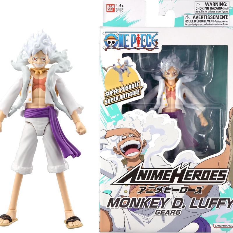 ANIME HEROES - One Piece - Monkey D. Luffy Gear 5 Action Figure