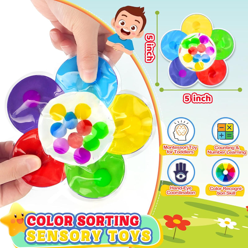 Sensory Travel Toys for Toddlers Kids Autism 6PC Airplane Car Travel Activities Toy Road Trip Essential Autistic ADHD Fidget Classroom Must Have Easter Basket Stuffers for Kid 3 4 5 6 7 8