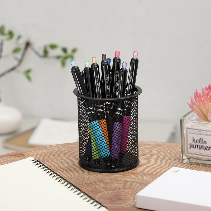 Mr. Pen- Retractable Gel Pens, 8 Pack, 0.7mm Fine Point Colorful Ink | Fast-Dry & Smooth Writing Pens for Note-Taking, Journaling, Office, School & Everyday Use