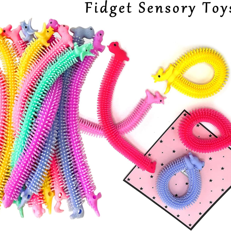 yzxodn 30 pack stretchy strings fidget toys bulk for kids stress relief sensory toys