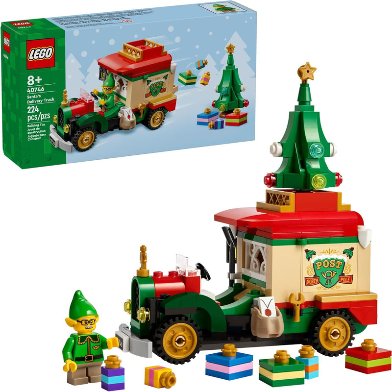 LEGO Santa's Delivery Truck Building Toy for Kids, Ages 8+, 40746