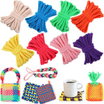 IQKidz Weaving Loom Kit Toys, DIY Arts and Crafts for Kids and Adults, Ideal Gifts for Girls Ages 5 6 7 8-12 13, Easy Potholder Loom Knitting Activity for Beginners, 224 Craft Loops