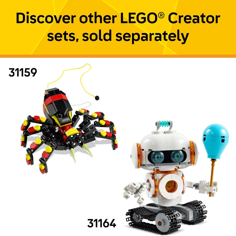 LEGO Creator 3 in 1 Aircraft Building Toy Kit for Kids, Ages 7+, with 3 Building Options