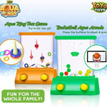 YoYa Toys Aqua Rings Handheld Water Game - Set of 2 - Water Ring Toss and Basketball Hoop Toy - Gift for Ages 3 4 5 6 7 8 9 - Nostalgic 80's 90's Retro Mini Games - Fun Car Road Trip Travel Activities
