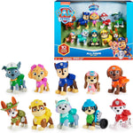 Paw Patrol, 10th Anniversary, All Paws On Deck Toy Figures Gift Pack with 10 Collectible Action Figures, Kids Toys for Ages 3 and up