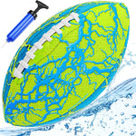 Jasonwell Waterproof Football Pool Toys - Strong Grip Soft Football for All-Weather Play Pool Games Beach Toys Water Footballs Outdoor Sports Toy Christmas Birthday Gifts for Kids Boys Teens Adults