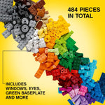 LEGO Classic Creative Brick Box 10696 Building Toy Set - 35 Colors, Storage, Train, Car, Tiger Figure, Ages 4-99