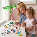 Rock Painting Kit- Glow in The Dark Rock Kit, Arts and Crafts for Kids Ages 6-12, Art Supplies Toy, Kids Craft Paint Kits, Arts & Crafts for Boys Girls Birthday Party Gift Toy