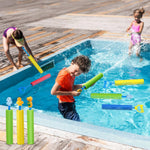 LQYoyz Water Gun, 6 Pack Super Water Soaker Blaster Squirt Guns | Water Guns for Kids, 40 ft Range, Pool Toys for Swimming Pool, Beach, Summer Party & Outdoor Water Games