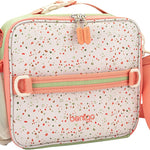 Bentgo Kids Lunch Bag - Durable, Double-Insulated Lunch Bag for Kids 3+; Holds Lunch Box, Water Bottle, & Snacks; Easy-Clean Water-Resistant Fabric & Multiple Zippered Pockets (Construction Trucks)
