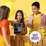 KiddieVault - Electronic Money Saving Box with Code, Automatic Bill Feeder, Lights & Sounds for Kids 3-12