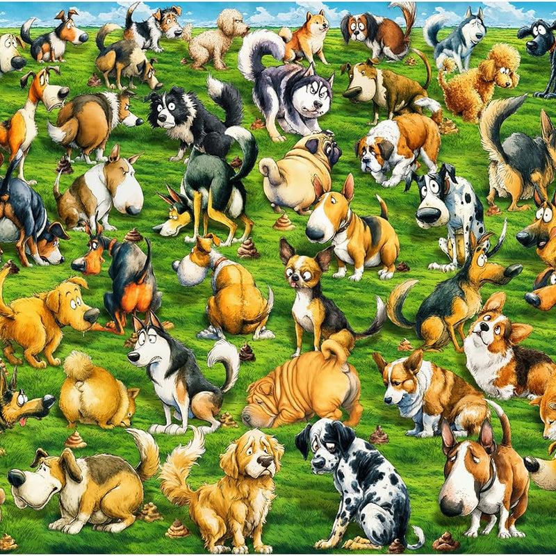 HUADADA Jigsaw Puzzle for Adults 1000 Pieces, Eye Protection, Rabbit House Theme, Birthday Gifts for Women and Men