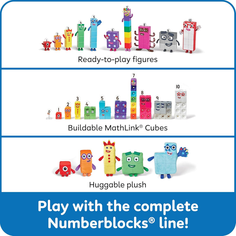 numberblocks friends eleven and twelve figures, math toys for toddlers, counting blocks for kids 3-5, preschool learning & education toys