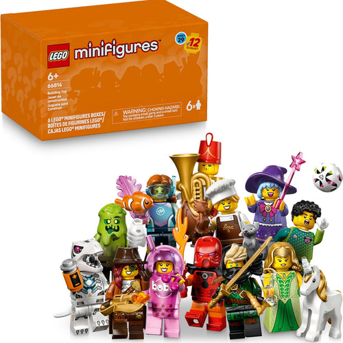 LEGO Minifigures Series 29 6 Pack - Mystery Box Multipack - Birthday Party Favors for Boys & Girls, Ages 6+ - Goodie Bag Stuffers for Kids - 66814