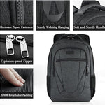 BIKROD Travel Laptop Backpack, 17 Inch Extra Large School Backpacks for Teen Boys and Girls, Black Water Resistant Women Back Pack, Business Men Sturdy Computer Bag